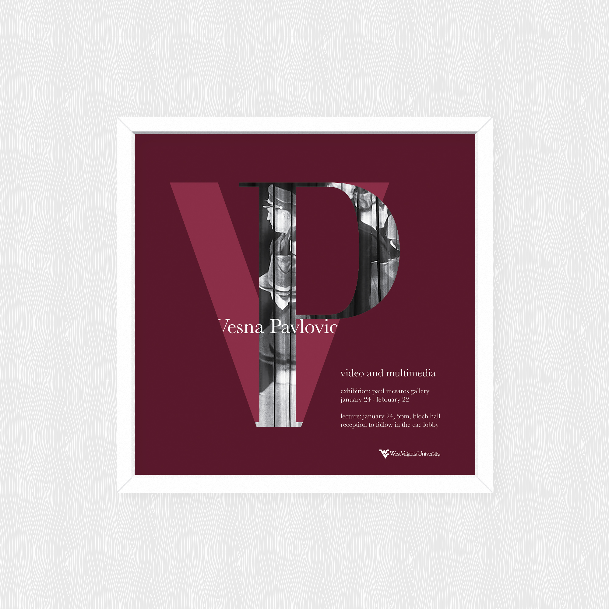 Vesna Pavlovic lecture poster.