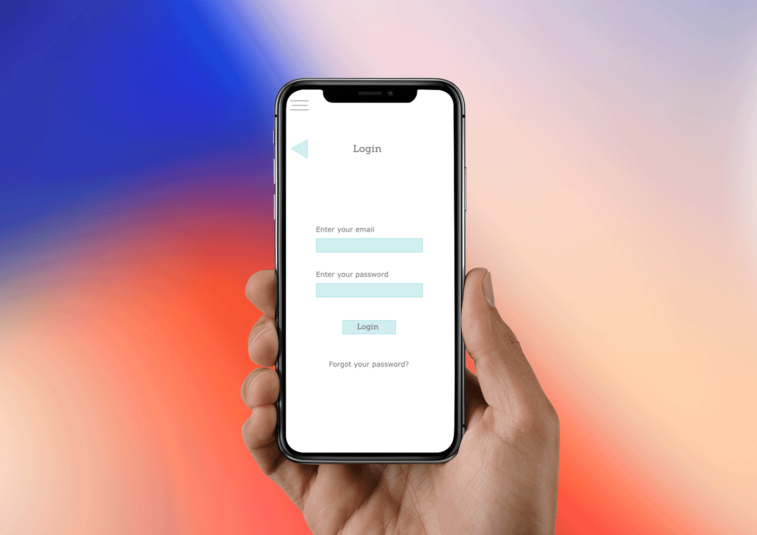 Gif of voting app. Different screens of the app are shown.